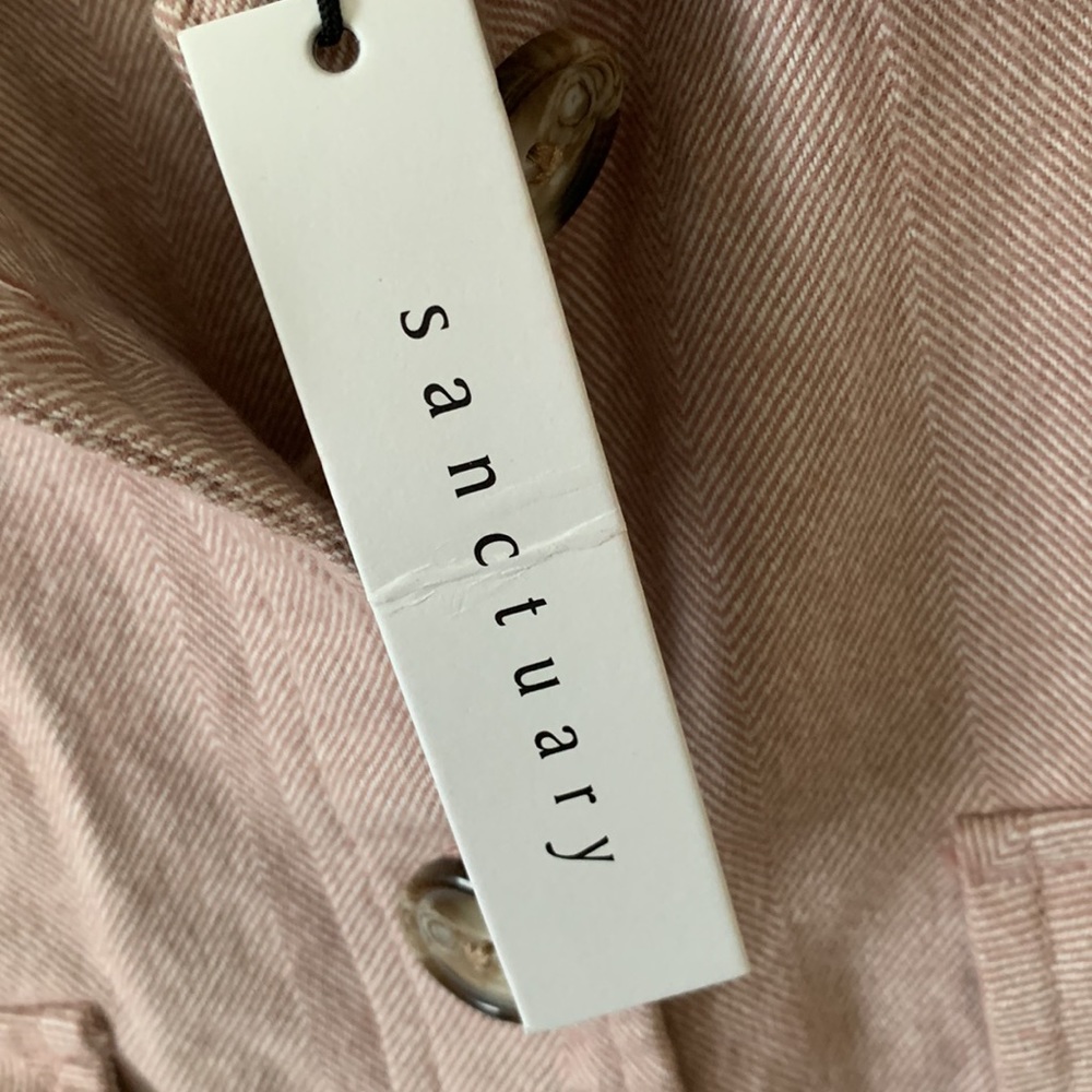 Sanctuary Pink Herringbone Shacket - Picture 10 of 15